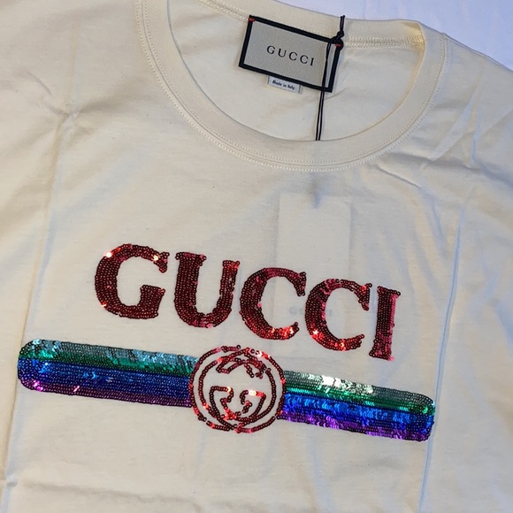 GUCCI Sequin T-Shirt - Picture 5 of 9